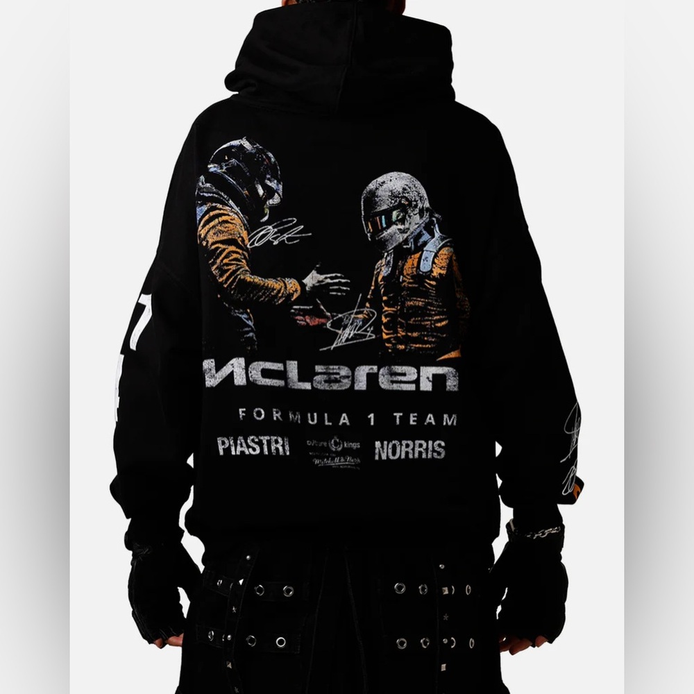 ISO Culture Kings X Mclaren Las Vegas Grand Prix 2024 Piastri And Norris Hoodie